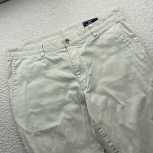 Vineyard Vines Breaker Pants Mens 37x33 (Tag 36x34) Khaki Chino Stretch Flat